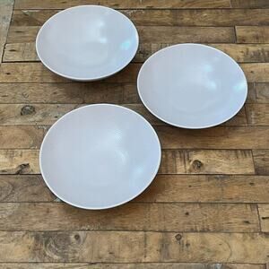 Fortessa Neil Lane Trilliant Soft Pink Stoneware Bowls 7.5 in Set of 3